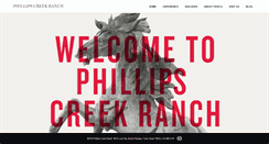 Desktop Screenshot of phillipscreekranchtx.com